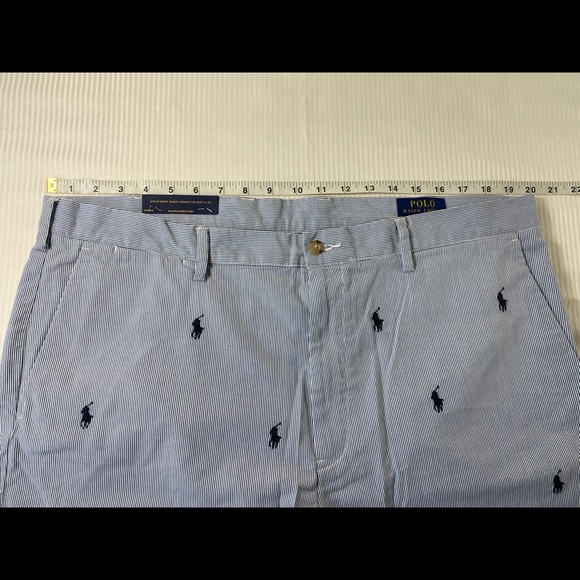 Polo Ralph Lauren Classic Fit Pinstripe Pony Short - Picture 7 of 11